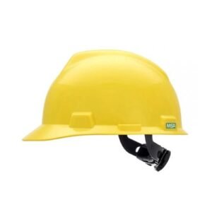 Casco tipo cachucha amarillo ajuste matraca MSA