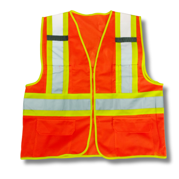 Chaleco de Alta Visibilidad Clase 5 Naranja