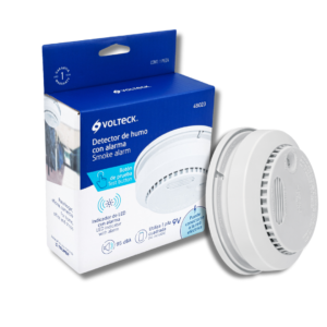Detector de humo con alarma VOLTECK TRUPER Mod: 48023