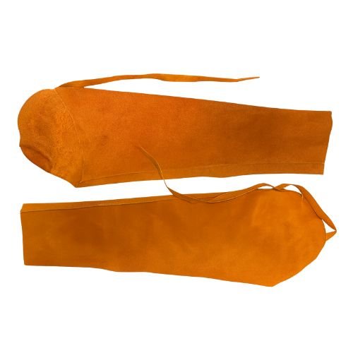 Mangas de carnaza de res para soldador ajustable