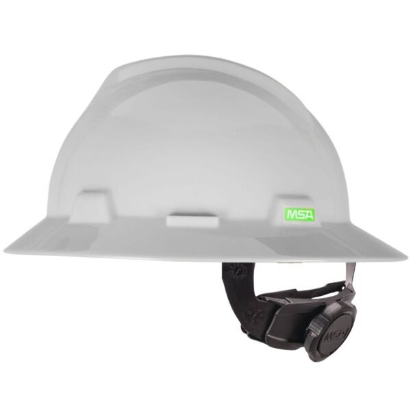 Casco ala ancha blanco ajuste matraca clase E MSA