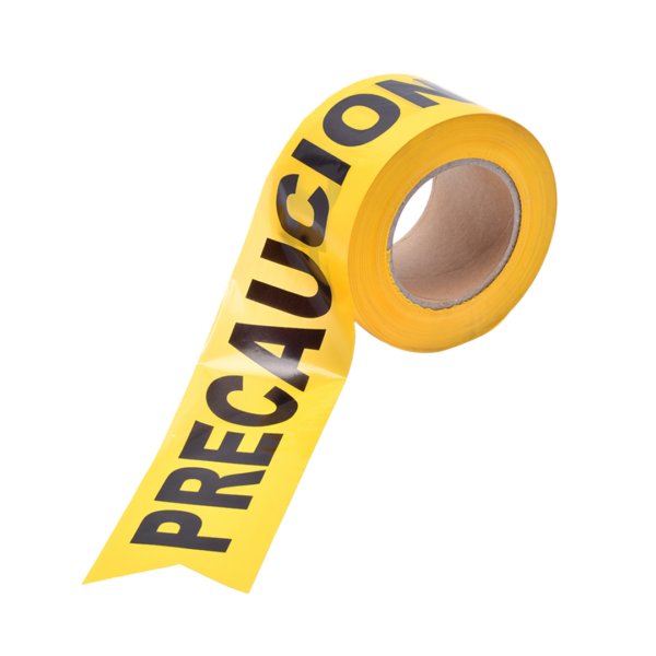 Cinta barricada precaución 7.5cm x 305 cm
