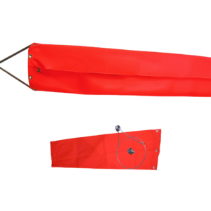 Cono indicador de viento con herraje 18"