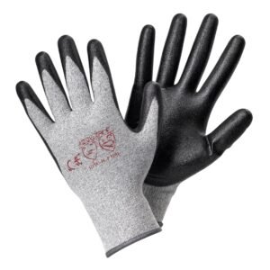 Guante resistente al corte nivel 5 Guante anticorte con palma de nitrilo nivel 5 HPPE