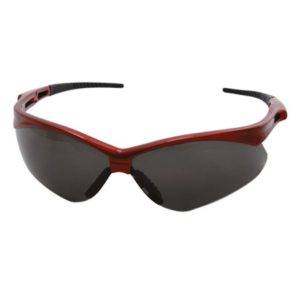 Lente de seguridad micra gris policarbonato rojo Dermacare